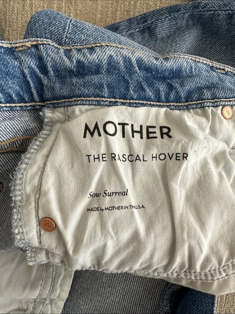 Mother Jeans-The Rascal Hover in Sow Surreal Size 29 - Picture 8 of 14